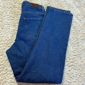 Vintage L.L Bean Plaid Lined mens jeans 33X34